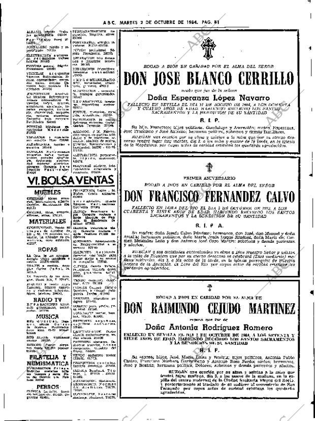 ABC SEVILLA 02-10-1984 página 81