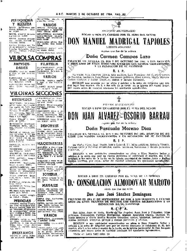 ABC SEVILLA 02-10-1984 página 82