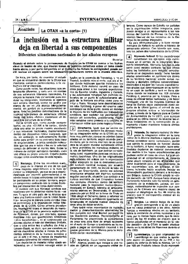 ABC MADRID 03-10-1984 página 28