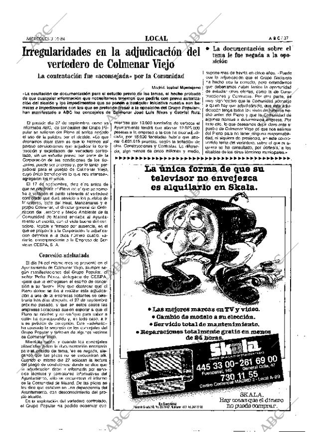 ABC MADRID 03-10-1984 página 37