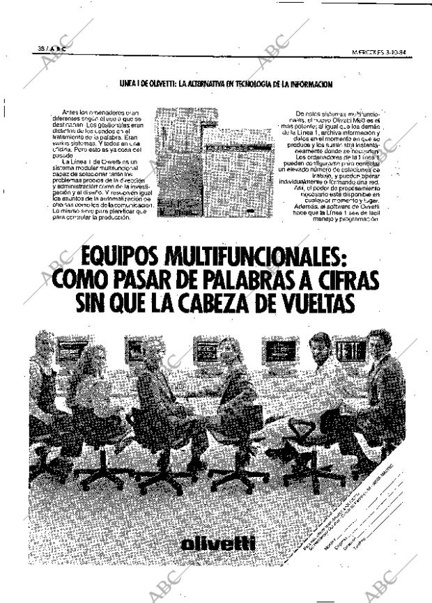 ABC MADRID 03-10-1984 página 38