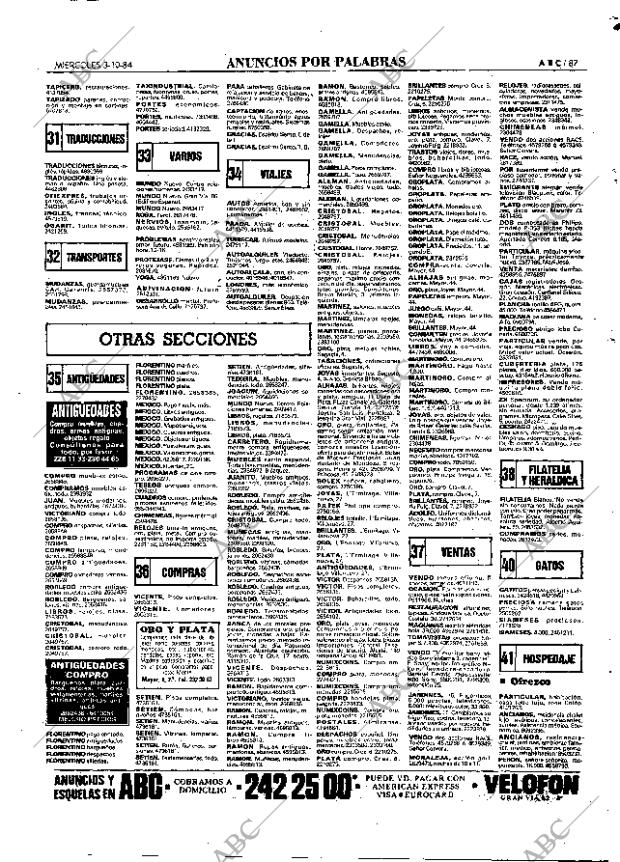 ABC MADRID 03-10-1984 página 87