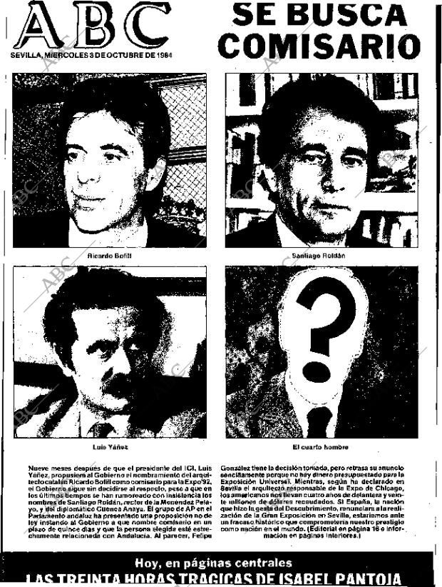 ABC SEVILLA 03-10-1984 página 1