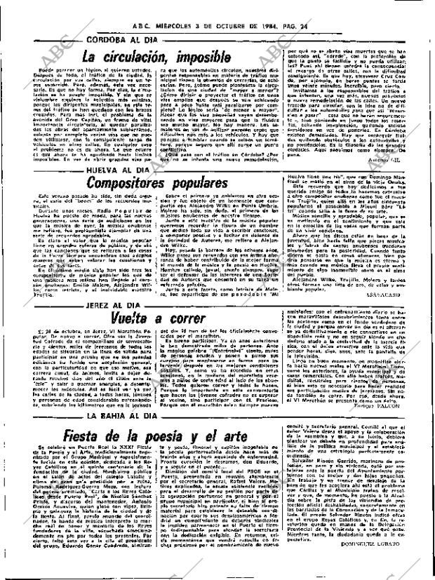 ABC SEVILLA 03-10-1984 página 24