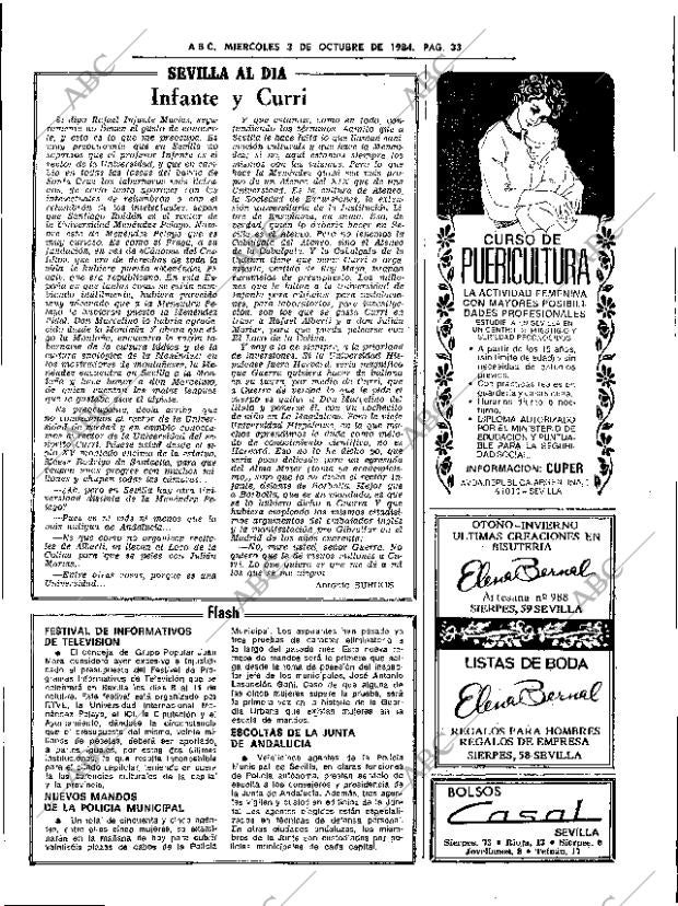 ABC SEVILLA 03-10-1984 página 33
