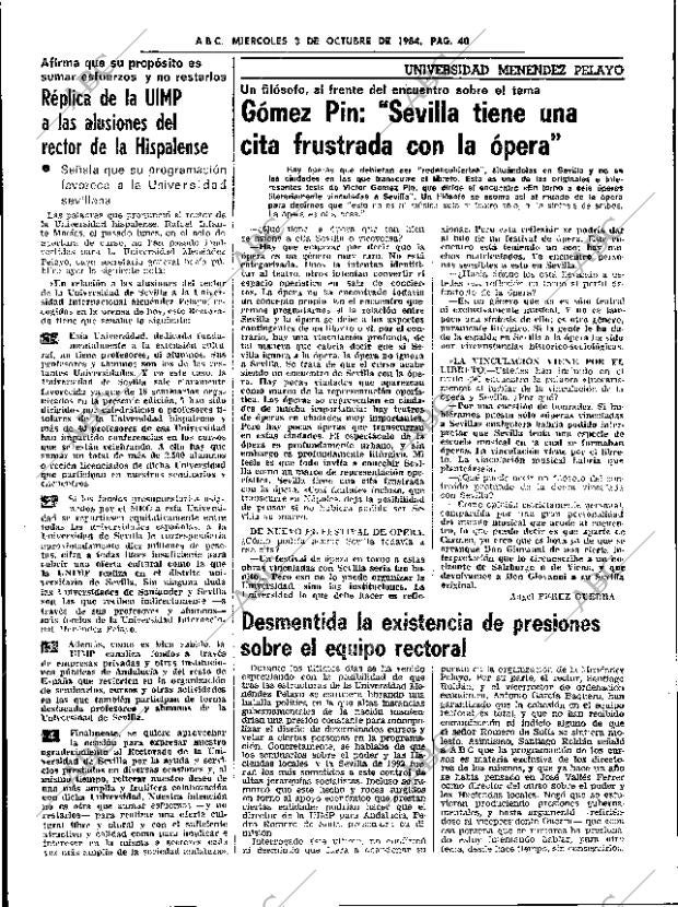 ABC SEVILLA 03-10-1984 página 40