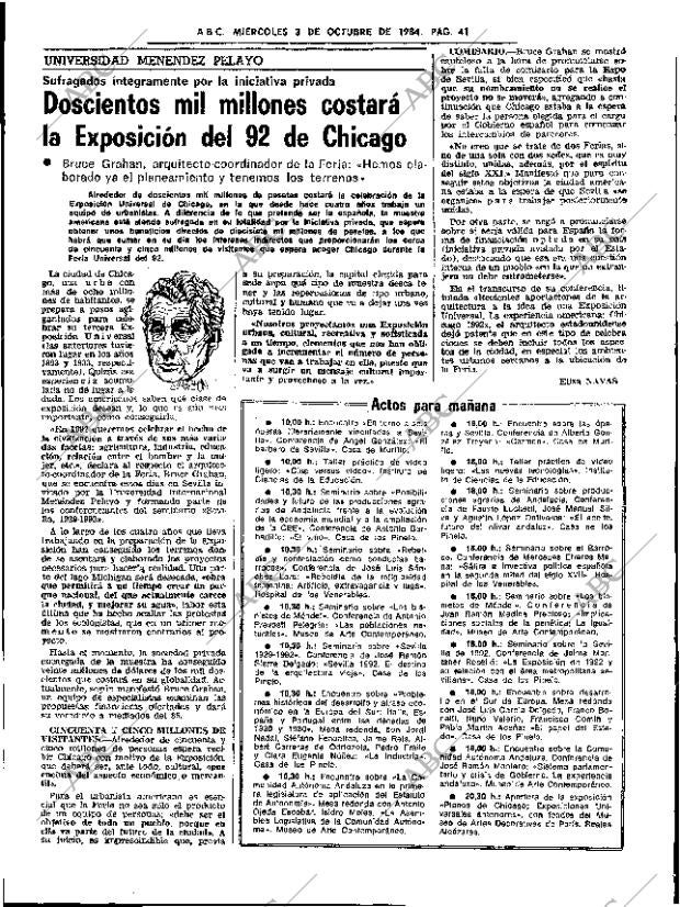 ABC SEVILLA 03-10-1984 página 41