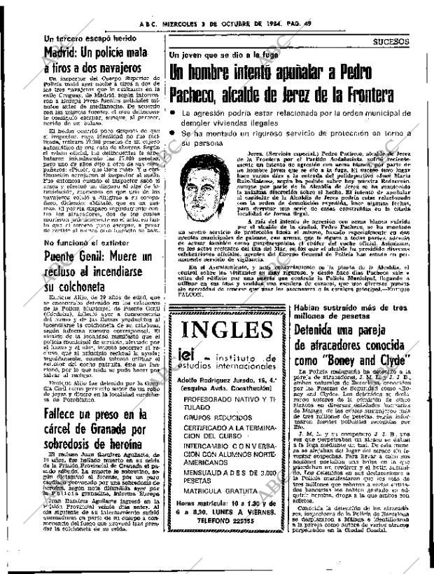 ABC SEVILLA 03-10-1984 página 49