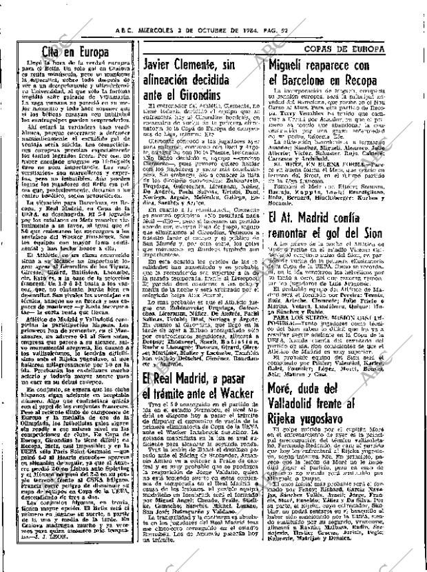 ABC SEVILLA 03-10-1984 página 52