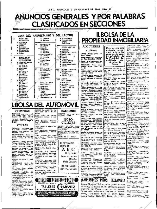 ABC SEVILLA 03-10-1984 página 61