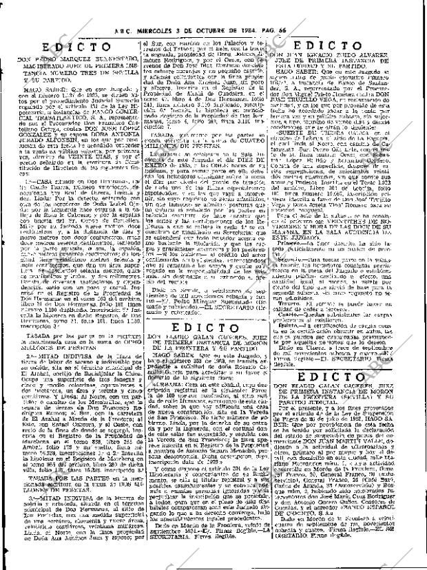 ABC SEVILLA 03-10-1984 página 66