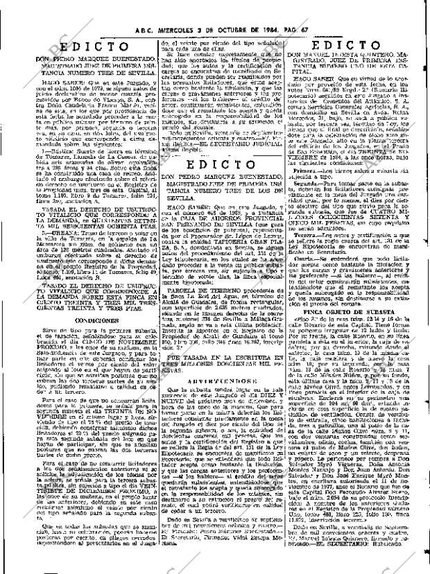 ABC SEVILLA 03-10-1984 página 67