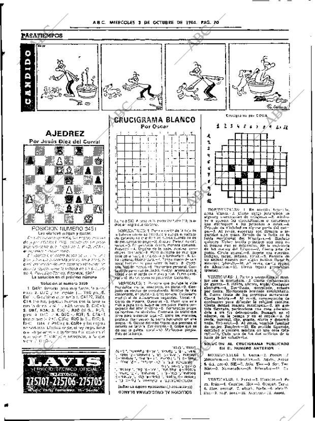 ABC SEVILLA 03-10-1984 página 70