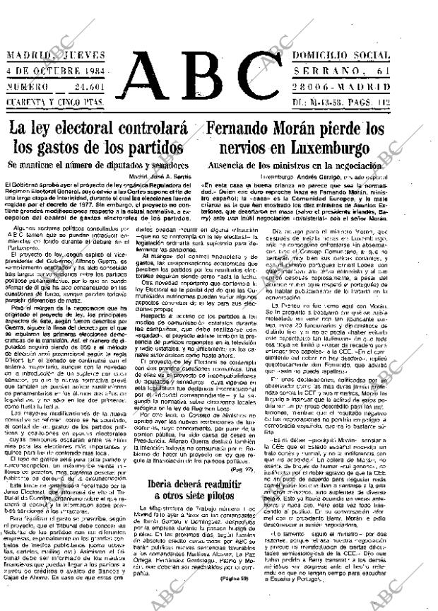 ABC MADRID 04-10-1984 página 13