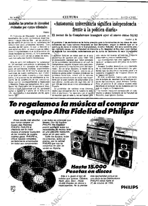 ABC MADRID 04-10-1984 página 50