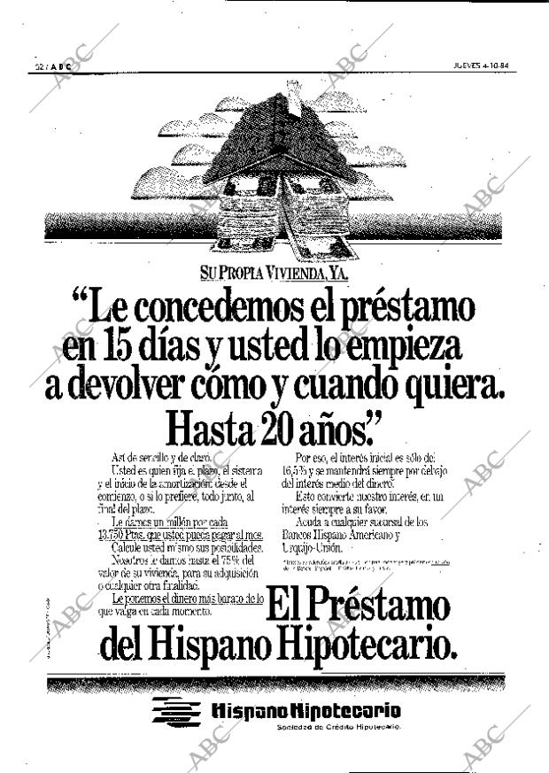 ABC MADRID 04-10-1984 página 52