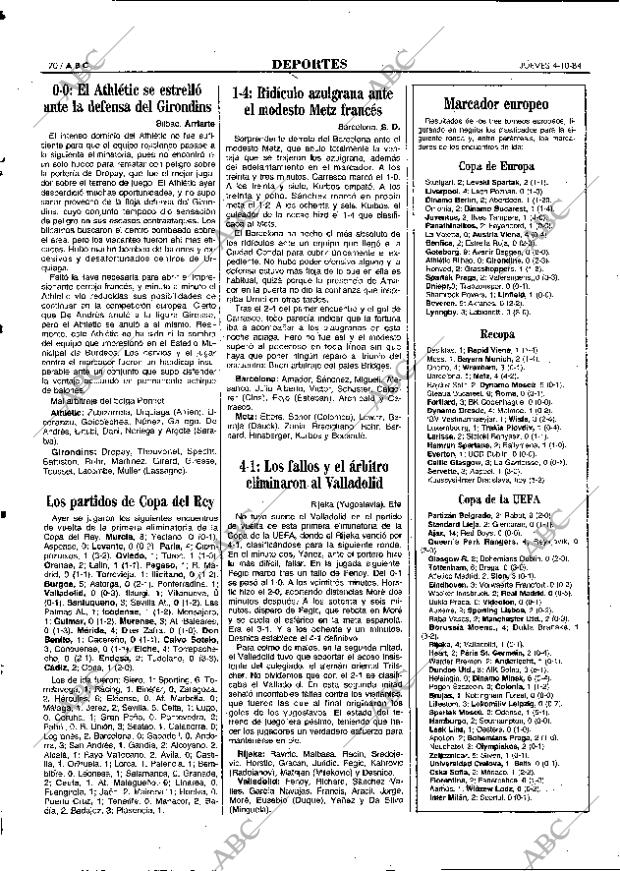 ABC MADRID 04-10-1984 página 70