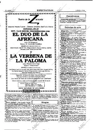 ABC MADRID 04-10-1984 página 82