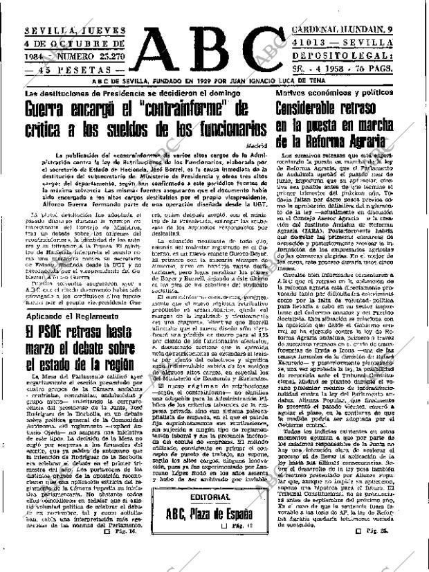 ABC SEVILLA 04-10-1984 página 11