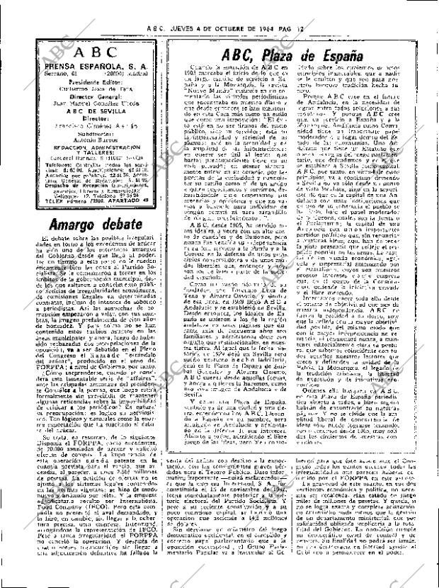 ABC SEVILLA 04-10-1984 página 12