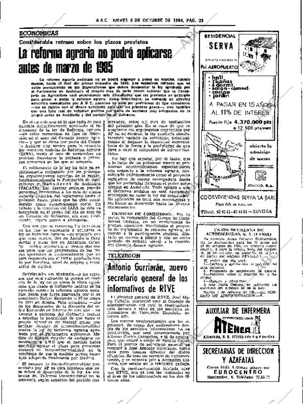 ABC SEVILLA 04-10-1984 página 25