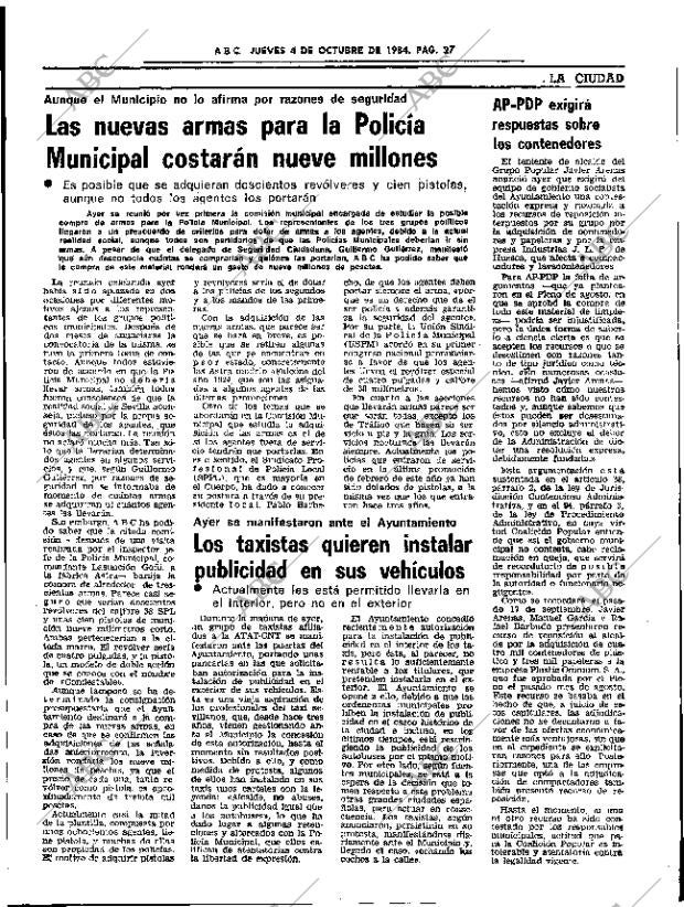 ABC SEVILLA 04-10-1984 página 27