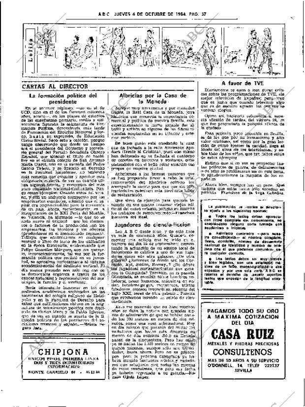 ABC SEVILLA 04-10-1984 página 37