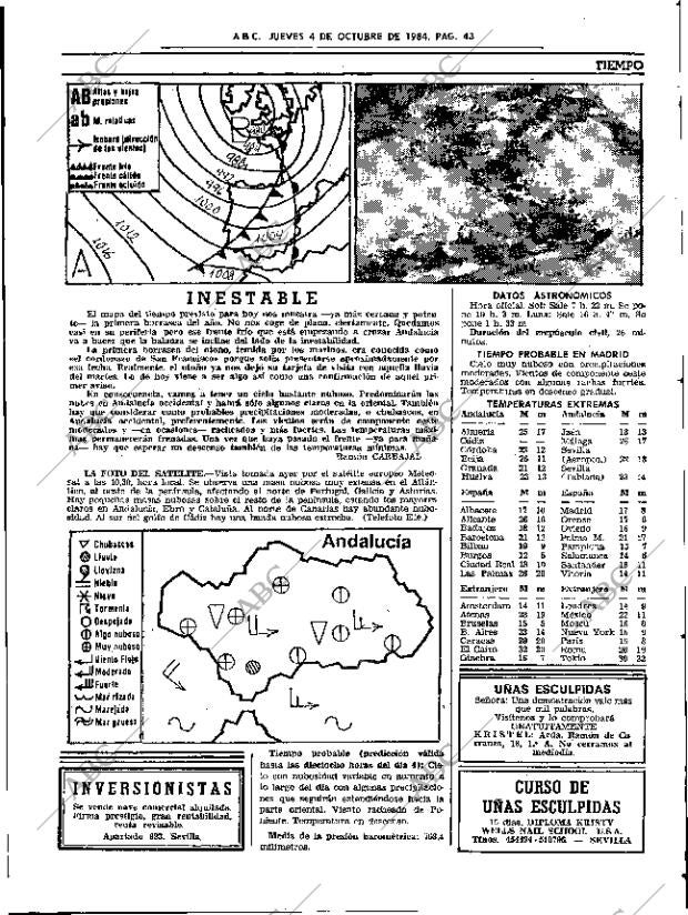 ABC SEVILLA 04-10-1984 página 43
