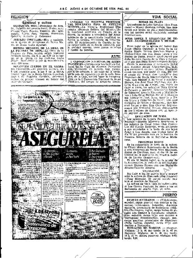 ABC SEVILLA 04-10-1984 página 44