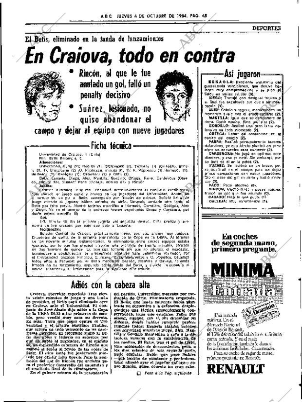 ABC SEVILLA 04-10-1984 página 45