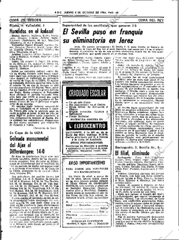 ABC SEVILLA 04-10-1984 página 48