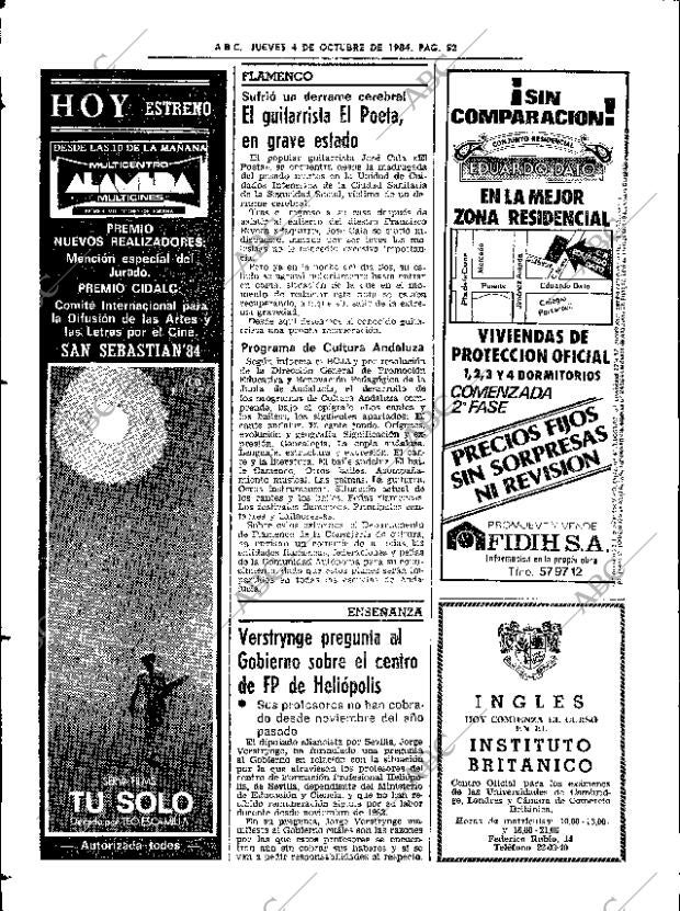 ABC SEVILLA 04-10-1984 página 52