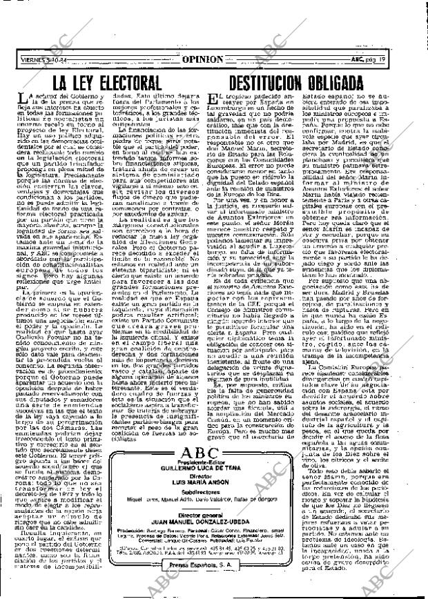 ABC MADRID 05-10-1984 página 19