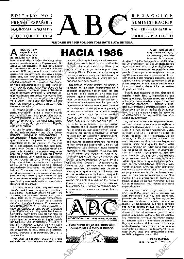 ABC MADRID 05-10-1984 página 3