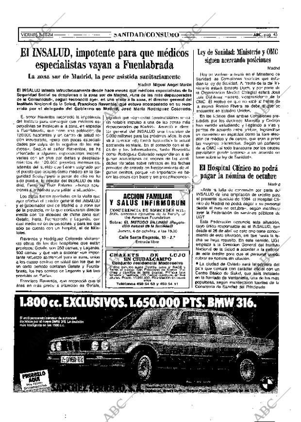 ABC MADRID 05-10-1984 página 45