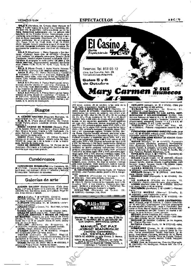 ABC MADRID 05-10-1984 página 79