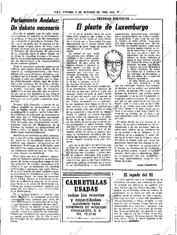 ABC SEVILLA 05-10-1984 página 17