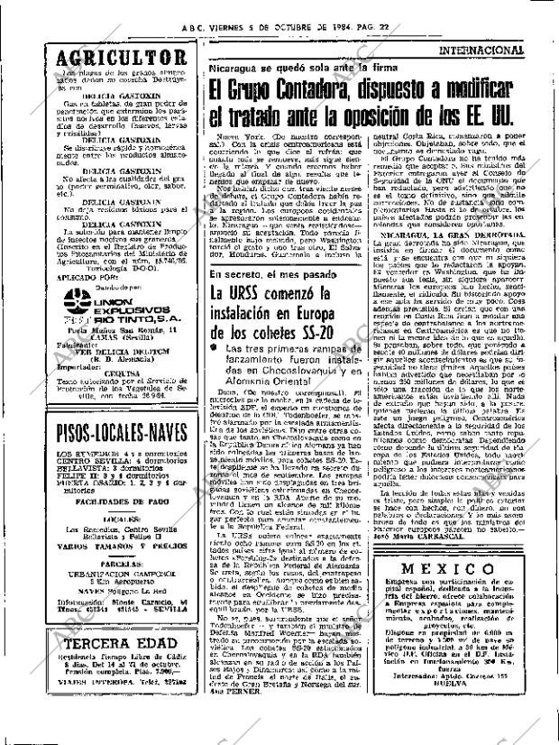 ABC SEVILLA 05-10-1984 página 22