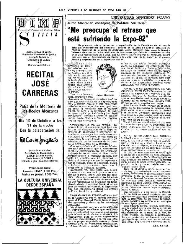 ABC SEVILLA 05-10-1984 página 36