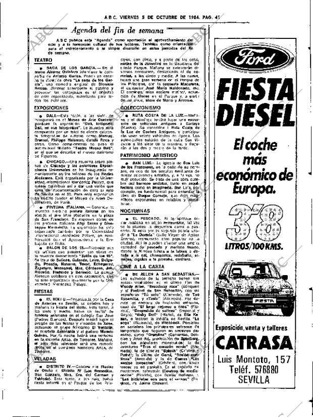 ABC SEVILLA 05-10-1984 página 41