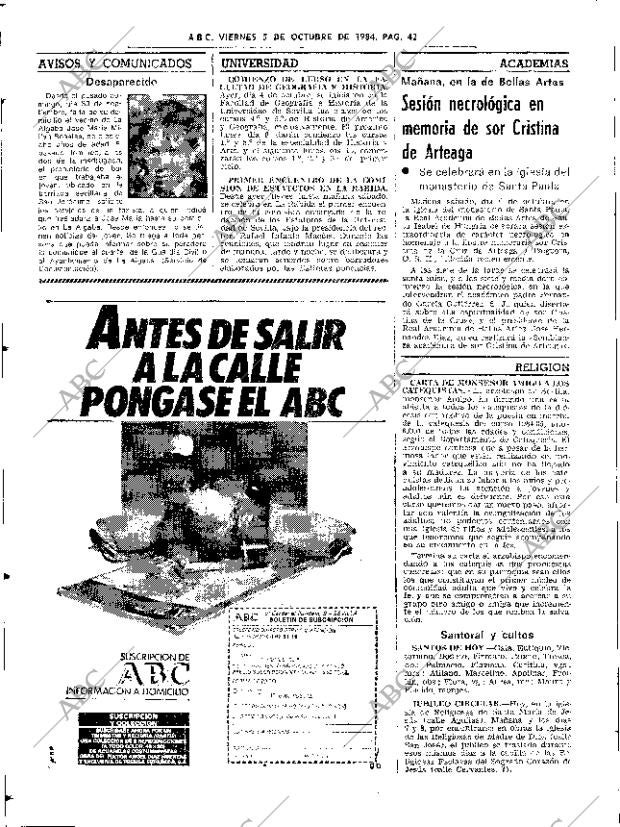 ABC SEVILLA 05-10-1984 página 42