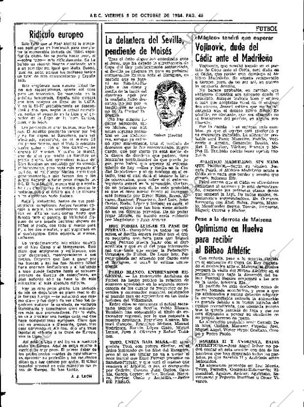 ABC SEVILLA 05-10-1984 página 46