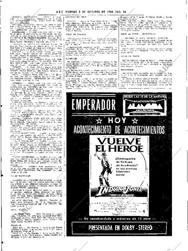 ABC SEVILLA 05-10-1984 página 54