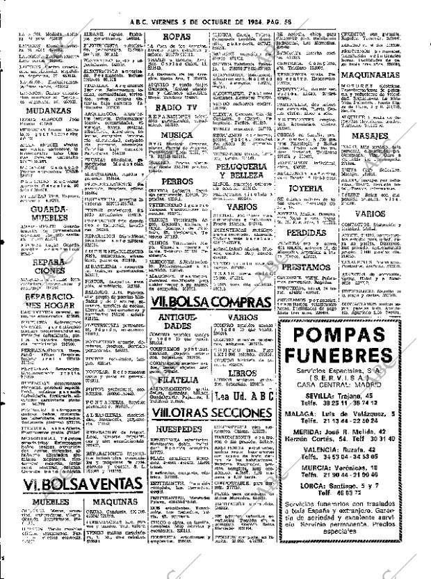 ABC SEVILLA 05-10-1984 página 58