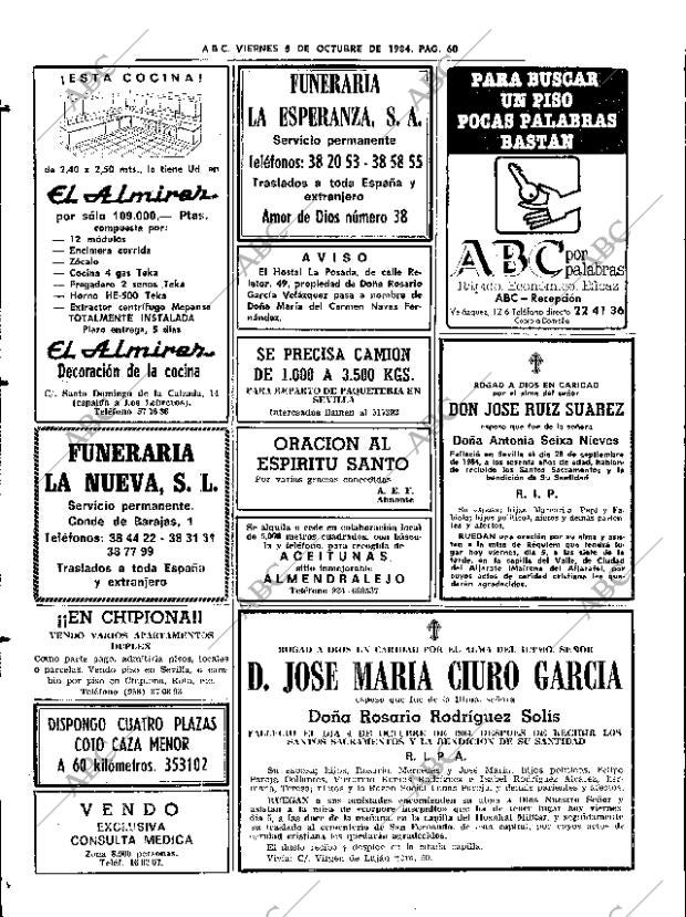 ABC SEVILLA 05-10-1984 página 60