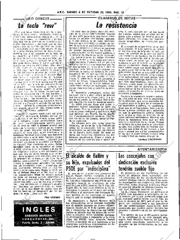 ABC SEVILLA 06-10-1984 página 18