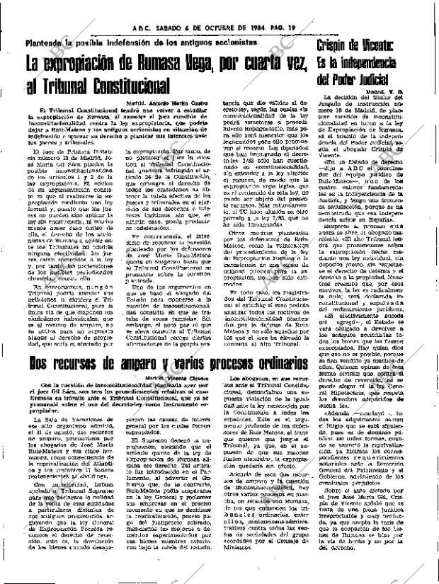 ABC SEVILLA 06-10-1984 página 19