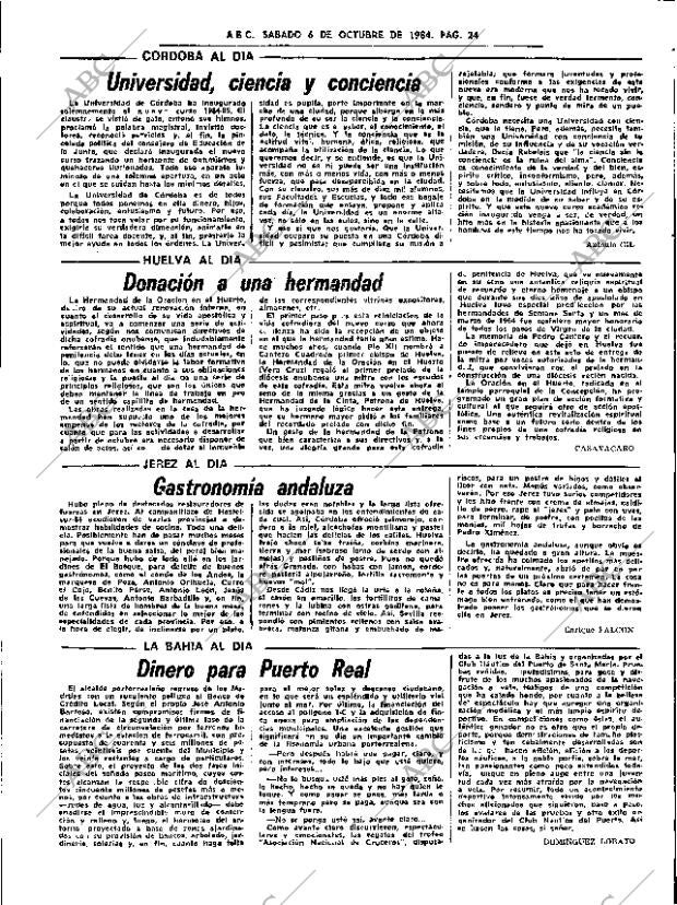 ABC SEVILLA 06-10-1984 página 24