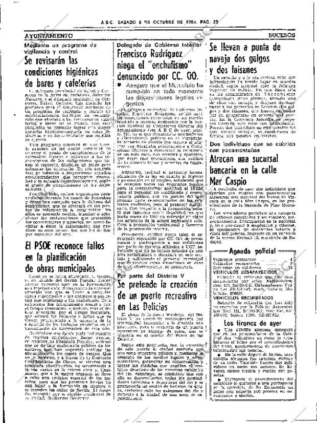 ABC SEVILLA 06-10-1984 página 32