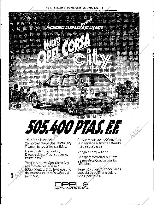 ABC SEVILLA 06-10-1984 página 44
